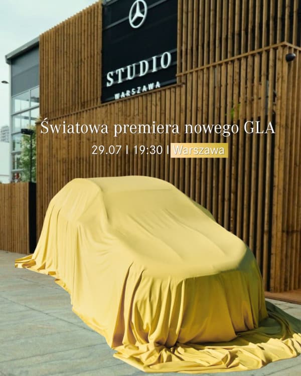 Już jutro o 19:30 oczy całego motoryzacyjnego świata zwrócą się na Warszawę.

To właśnie w Mercedes-Benz Studio Warszawa odbędzie się światowa premiera nowego Mercedes-Benz GLA.
 
To nie tylko prezentacja nowego modelu, ale również sygnał, że Polska staje się coraz ważniejszym rynkiem dla Mercedes-Benz i miejscem wydarzeń o globalnym znaczeniu.

Jeśli chcesz być częścią tego wydarzenia, wystarczy dołączyć do transmisji online. Link znajdziesz w pierwszym komentarzu. 👇

#gla