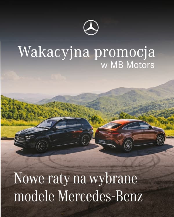 ☀️ Nie dotarła do Ciebie nasza wakacyjna oferta? Sprawdź, co przygotowaliśmy w MB Motors:
• GLA – od 899 zł netto/mies.
• GLB – od 999 zł netto/mies.
• Nowy spalinowy GLB – od 1299 zł netto/mies.
• GLC Coupé – od 1795 zł netto/mies.
• GLE – od 1999 zł netto/mies.
• Klasa E – od 1999 zł netto/mies.
Twój nowy Mercedes może być bliżej, niż myślisz.
#nowymercedes #mercedesbenz